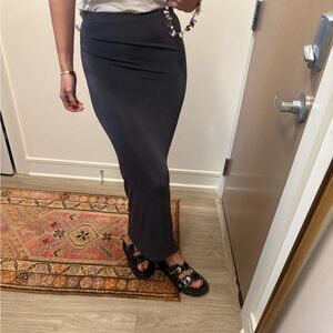 WAYF Bodycon Maxi Skirt